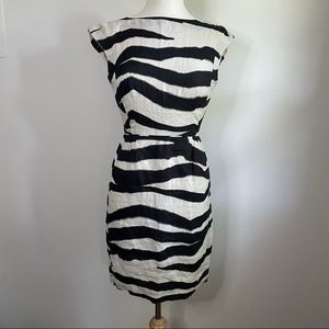 Banana Republic Zebra Print Dress